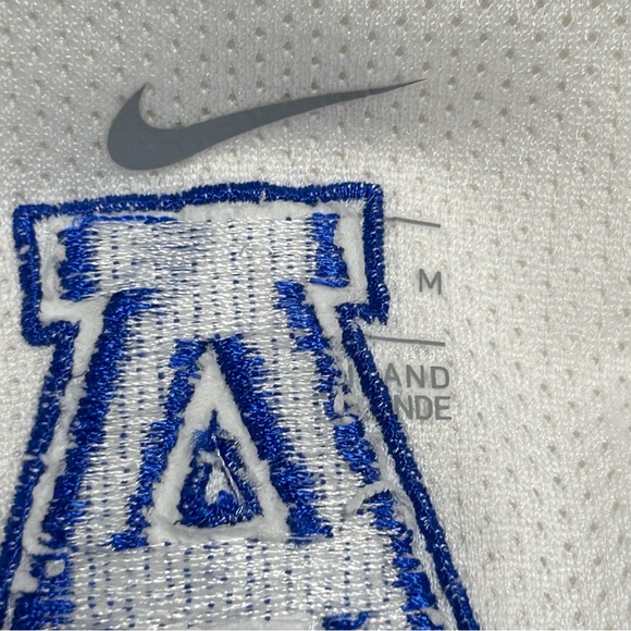 Nike Repel Lightweight White TEAM Short Sleeve 1/4 Zip Pullover Royal Blue “A” - Picture 12 of 14